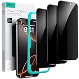 ESR 3 Pièces Verre Trempé Anti-espion pour iPhone 16