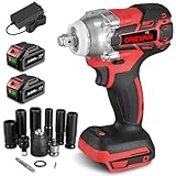 ONEVAN cle a choc sans fil brushless, boulonneuse a