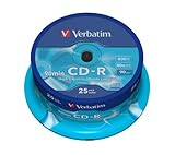 Verbatim CD-R High Capacity 800 Mo 25 pièce(s) - CD-RW