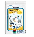 1 ardoise velleda 19x26cm,effacette + 5 feutres fins