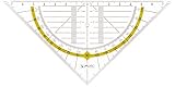 Herlitz 8700304 Equerre de géométrie Transparent