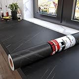 Decotalk Papier Adhesif pour Meuble Noir Film, Autocollant