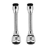 Gebildet Aérateur de robinet pivotant à grand angle