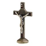 POFET – Statue crucifix Jésus-Christ sur croix pour