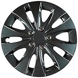 Cartrend 70289 Kit d'enjoliveurs Storm, 16 pouces,noirs