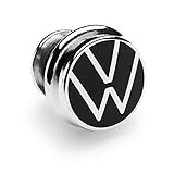 Volkswagen 000087000T Broche logo VW Argenté/noir