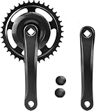 ZUKKA Pédalier de vélo 170 mm 42T pour vitesse simple/1/6/7/8