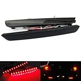 2 x noir Verre fumé pare-chocs arrière Réflecteur Feux