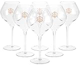 Veuve Clicquot Lot de 6 verres à champagne Rich en