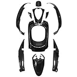 Kit carénage Noir Brillant pour Scooter Sym 50 Mio