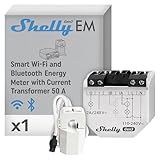 Shelly EM Gen3 + Pince 50A - Compteur d’énergie Wi-Fi