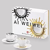 Lot de 2 tasses à expresso avec soucoupes Collection