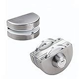 ZONADAH Serrure de porte à double vitrage en acier