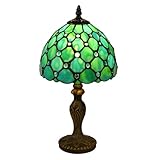 FUMAT Lampe de table Tiffany, lampe de bureau vintage