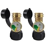 ZPSNDP Lot de 2 jauges de réservoir de propane, connecteur