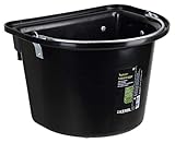 Kerbl Seau Mangeoire avec Anse pour Cheval Noir 12