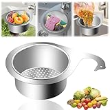 Panier d'évier à cygne en acier inoxydable, panier