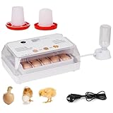 BREUAILY Incubateur 3 en 1 pour 15 œufs - Entièrement