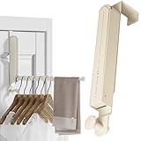 Porte-manteau de porte pliable 34 cm extensible en