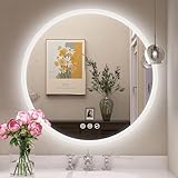 STARLEAD Miroir-Rond-Salle-de-Bain-avec-Éclairage 60cm