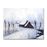 NHLDZYH Tableaux de peintures célèbres (neige au soleil)