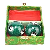 Sarini 1 paire de boules de massage en jade, boules