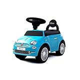 TURBO CHALLENGE - Trotteur Fiat 500-119095 - Bleu -