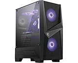 MSI MAG FORGE 100M Boitier PC Gaming Moyen Tour Noir,