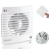 AIROPE-125 mm Ventilateur, Extracteur d'air avec Clapet