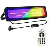 Indmird Lumiere Noire LED 50W Projecteur LED RGB +UV