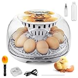 Couveuse Oeuf Automatique pour Poules 12 Oeuf Avec