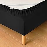 WRAPPYBAG Cache-Sommier 180 x 200 en coton avec Élastiques