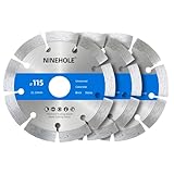 Lot de 3 Disques à Tronçonner Diamantés 115mm x 22,2mm