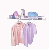 Hershii Étagère de tension extensible avec système