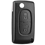 OGGIPRO CE0536 2 Boutons Coque Clé Compatible clé à
