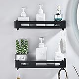 Etagere Douche Noir Etagere Salle de Bain sans Percage