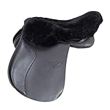 Merauno® Housse de selle en laine d'agneau, en laine