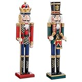 Cepewa Lot de casse-noisettes en bois, pour la décoration