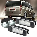 DHCN 2 pièces Feux de Plaque d'immatriculation LED