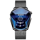 RORIOS Montre Homme Quartz Analogique Créative, Bracelet