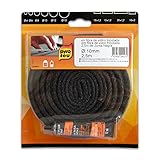 pyrofeu Joint Tressé pour Insert et Poêle Longueur