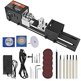 VEVOR Mini Tour à Bois 70x160 mm Tour à Bois Électrique