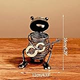 NMBD Sculpture, art moderne fer noir animal bande figurine