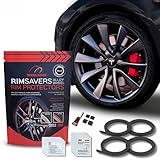 Rimsavers Protection Jantes Voiture en Alliage Noir