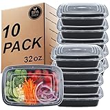 Kinghon Lot de 10 conteneurs alimentaires à 1 compartiment