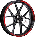 Autodomy Autocollants Stickers Kit Liseret de Jante