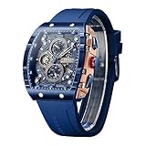 FORSINING Montre analogique à quartz pour homme, grand