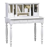 ACTUAL DIFFUSION Meuble Secrétaire Blanc Style Anglais