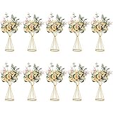 Sziqiqi Lot de 10 Vases de Mariage Décoration, Support