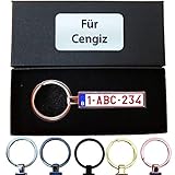 Bl4ckPrint B4P - Porte-clés plaque d'immatriculation